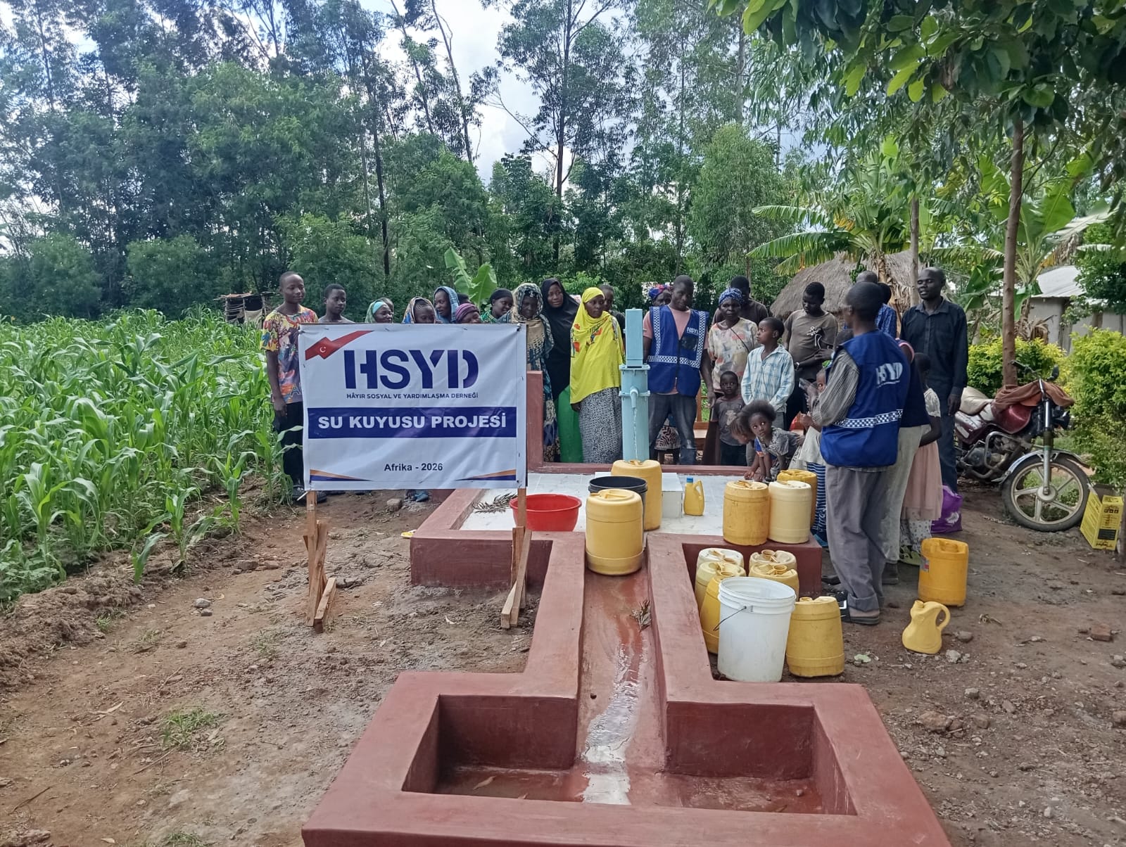 HSYD, Uganda'da Temiz Suya Erişimi Desteklemek İçin Su Kuyusu Projelerini Sürdürüyor
